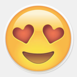 Autocollant , Stickers ,  Emoji love