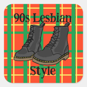 Autocollant style lesbienne 90