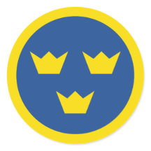 Autocollant suédois Roundel