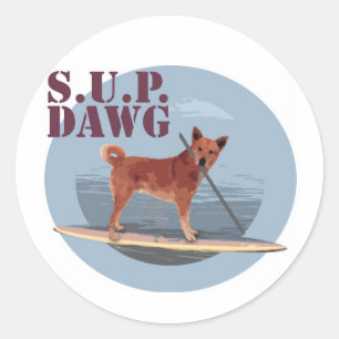 Autocollant SUP Dawg