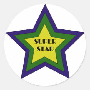 Autocollant Super Star