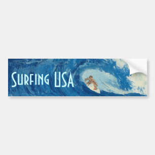 Autocollant surfant de surfer d'art de surf