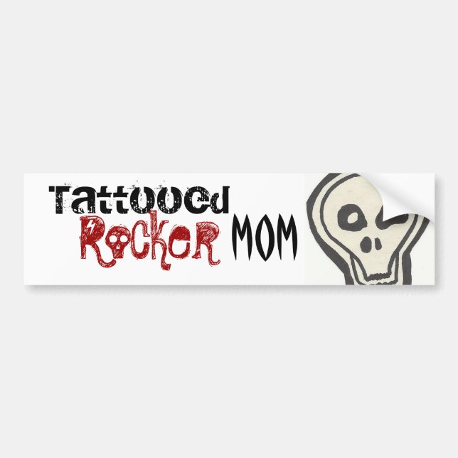 Autocollant tatoué de maman de balancier (Devant)
