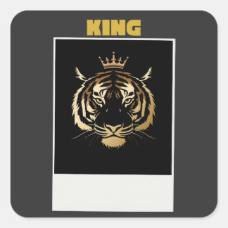 Autocollant Tigre Indompté – Graphisme de rue auda
