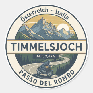 Autocollant Timmelsjoch - Passo del Rombo