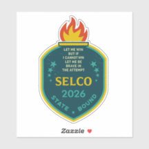 Autocollant Torch and Oath