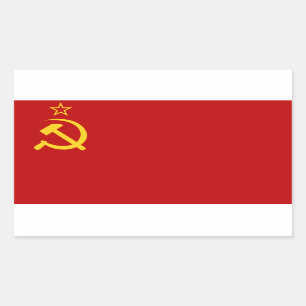 Autocollant tôt de drapeau de l'URSS