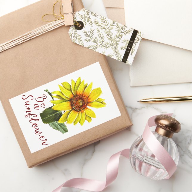 Autocollant Tournesol (Cadeaux)