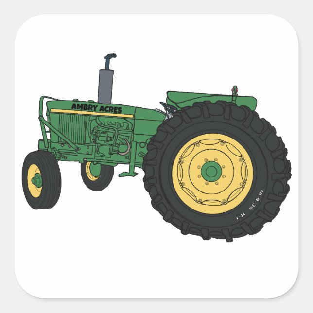 Autocollant tracteur personnalisé (Devant)