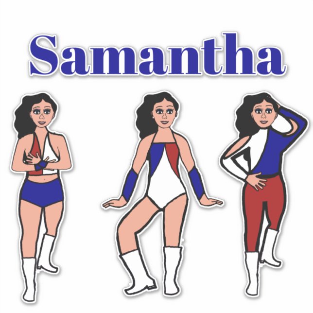 Autocollant Tri Style Dancer RWB #2 (Devant)