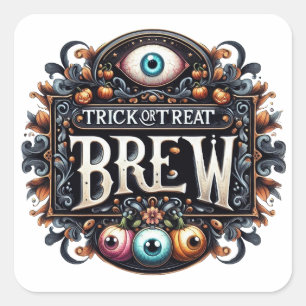 Autocollant Trick or Treat Brew
