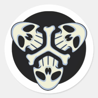 autocollant triple mort