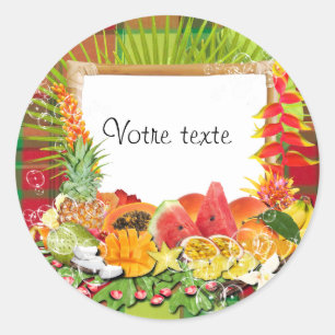 autocollant tropical-Madras