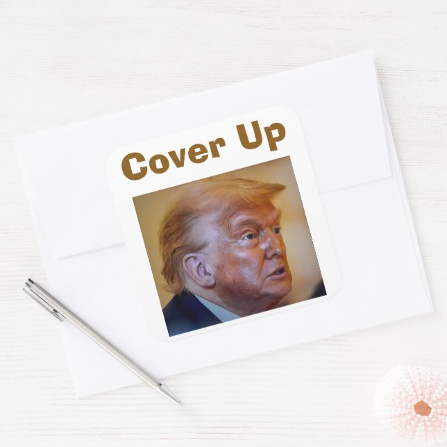 Autocollant Trump/Cachez (Enveloppe)