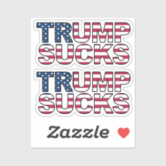 autocollant "Trump Sucks" à l'américaine