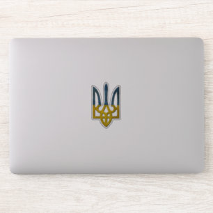 Autocollant ukrainien Tryzub