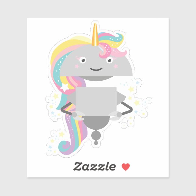 Autocollant Unicorn Mia (Feuille)