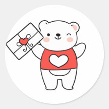 Autocollant unique Heartfeutre Surprise