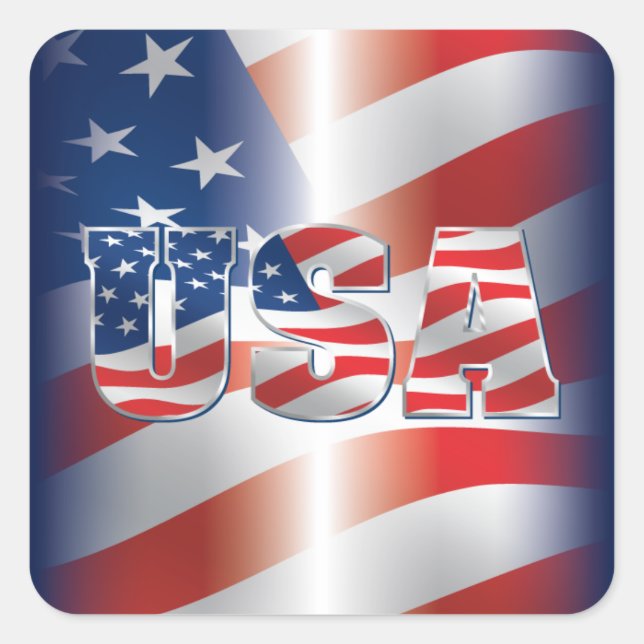 Autocollant USA (Devant)