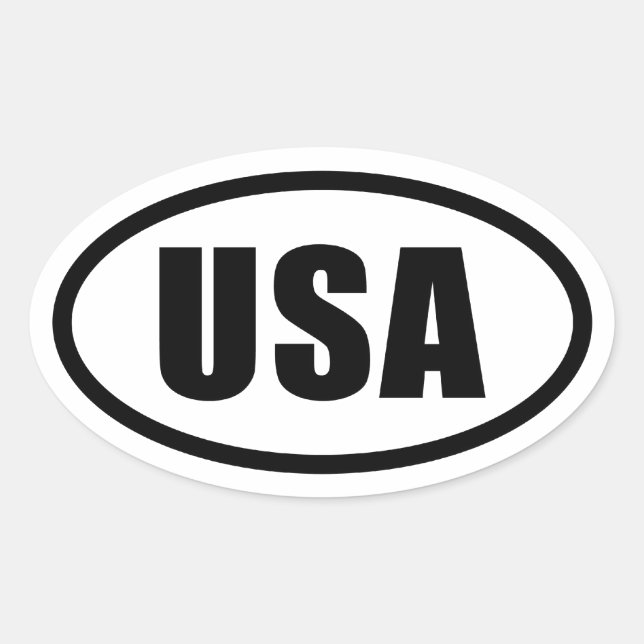 Autocollant USA (Devant)
