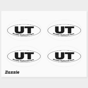 Autocollant Utah pour RV, camion, Voiture