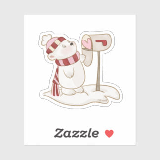 Autocollant Valentine Hello