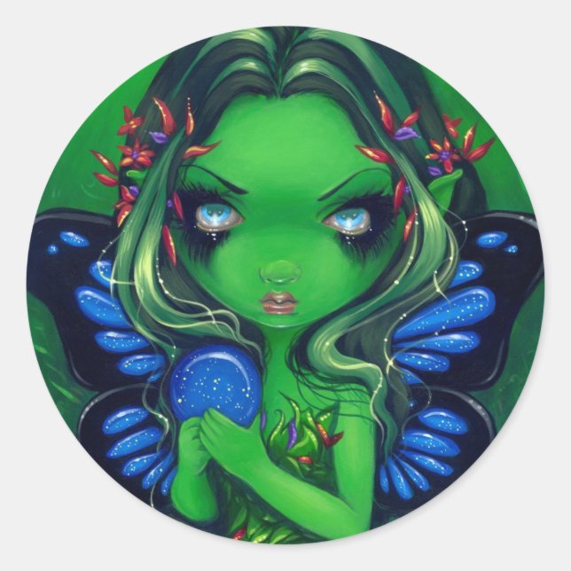 Autocollant vert verdoyant (Devant)