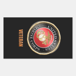 Autocollant vétéran USMC