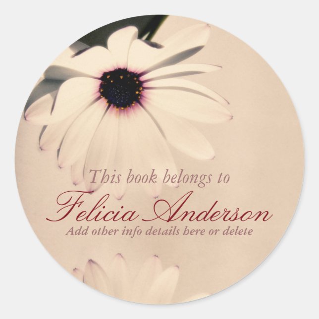 Autocollant vintage (Devant)