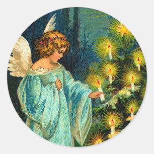 Autocollant vintage de Noël