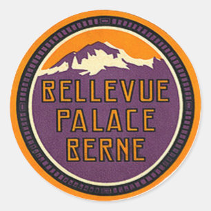 Autocollant vintage d'hôtel et de voyage