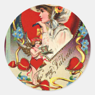 Autocollant vintage Valentine