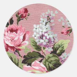 Autocollant vintage Victorien Flower Garden