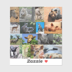 Autocollant vinyle d'animal