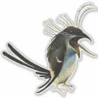 Autocollant vinyle de l'oiseau de Jérôme Bosch