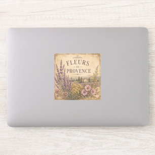 autocollant vinyle fleurs de provence