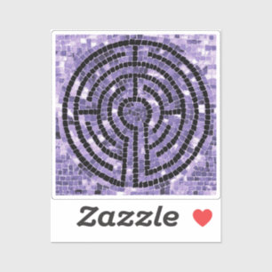Autocollant vinyle LABYRINTH VI 2x2