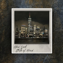 Autocollant vinyle New York State of Mind, City Li