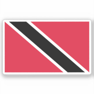 Autocollant vinyle sur mesure Drapeau Trinité-et-T