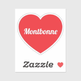 Autocollant vinyle sur mesure Montbonne