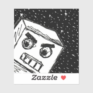 Autocollant vinyle sur mesure Robot Rapide KARL