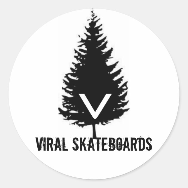 Autocollant ViralLogoSticker (Devant)