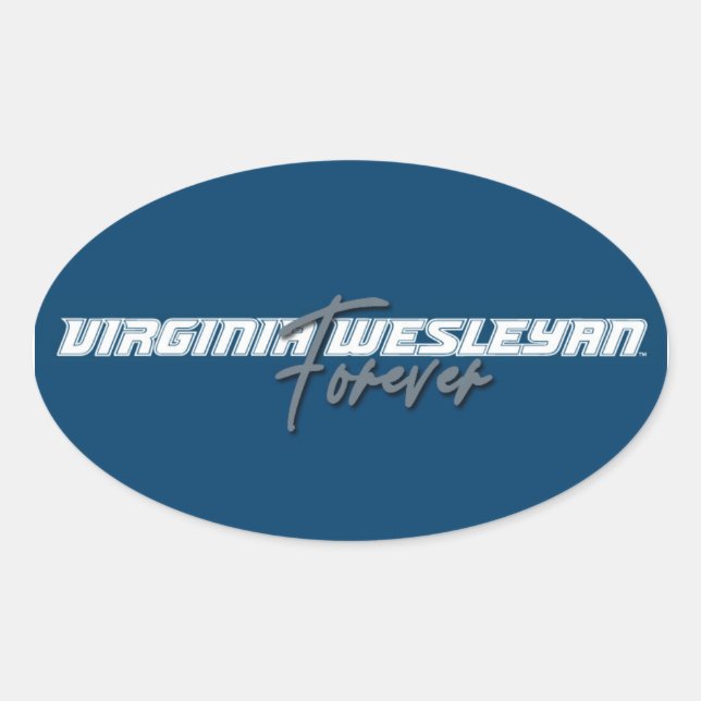 Autocollant Virginia Wesleyan Forever (Devant)