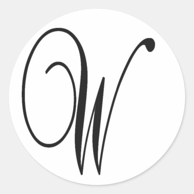 autocollant W (Devant)