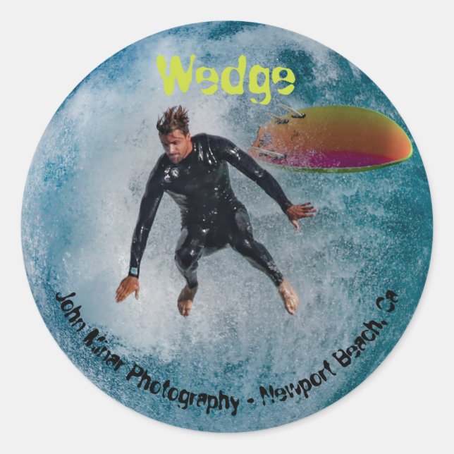 Autocollant Wedge Wipeout  (Devant)
