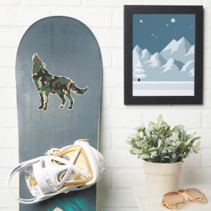 Autocollant Wolf Camo