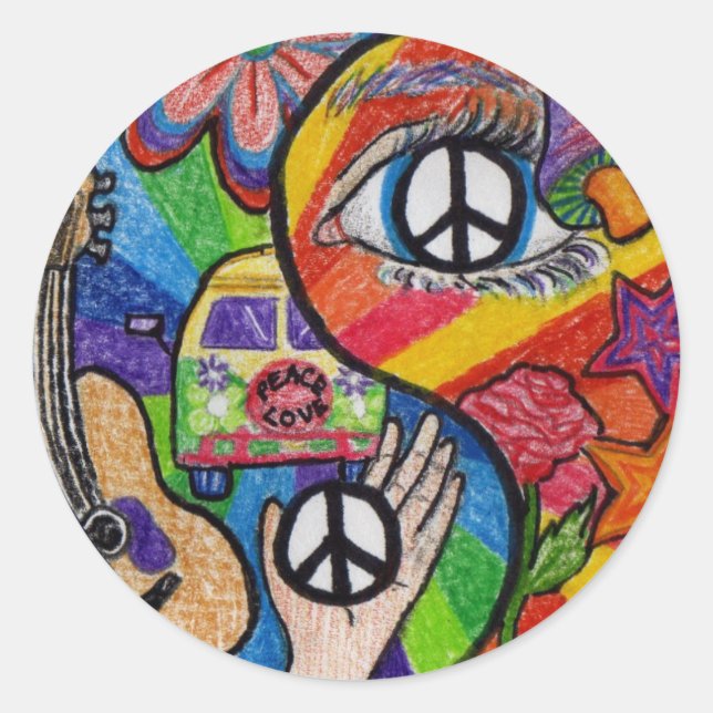 Autocollant Yin Yang (Devant)