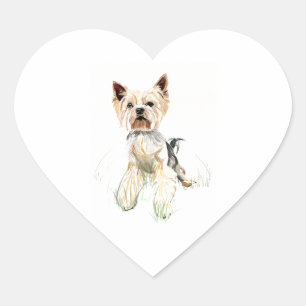 Autocollant Yorkshire Terrier, Art pour amateur de