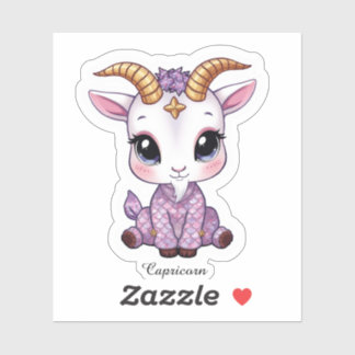 Autocollant Zodiaque Céleste Capricorne - Bouc Mar