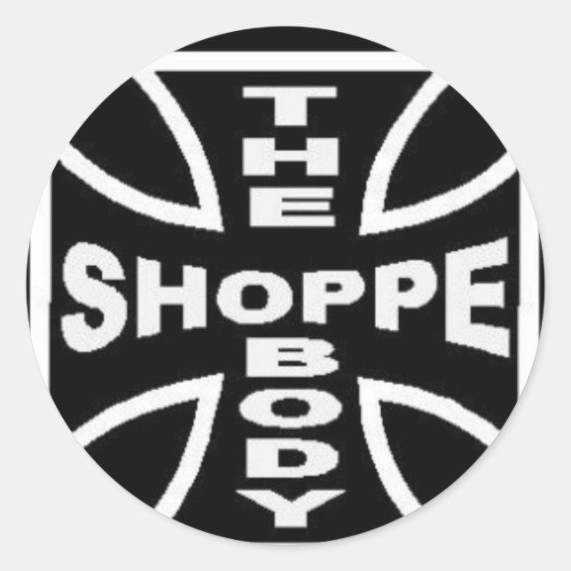 Autocollants 3" FER CROSS 6 par feuille (Devant)